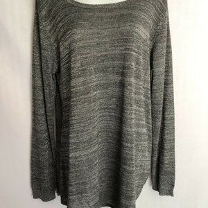 Premise Studio Sweater Gray Sparkles Size Large